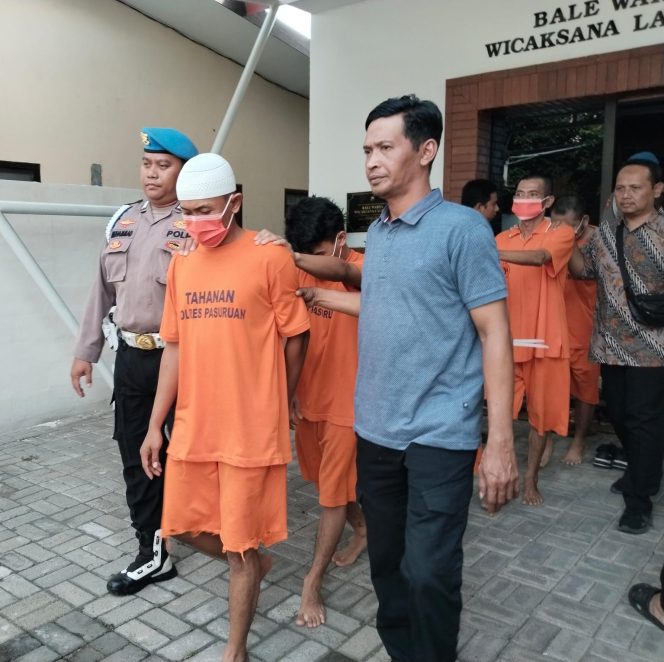 
 Ungkap Kasus Premanisme, Polres Pasuruan Amankan Tujuh Tersangka dalam Operasi Pekat Semeru ll Tahun 2025