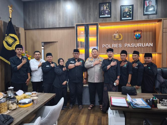 
 Jaga Kondusivitas Pasuruan, Kapolres Gandeng Pagar Nusa Bangil.