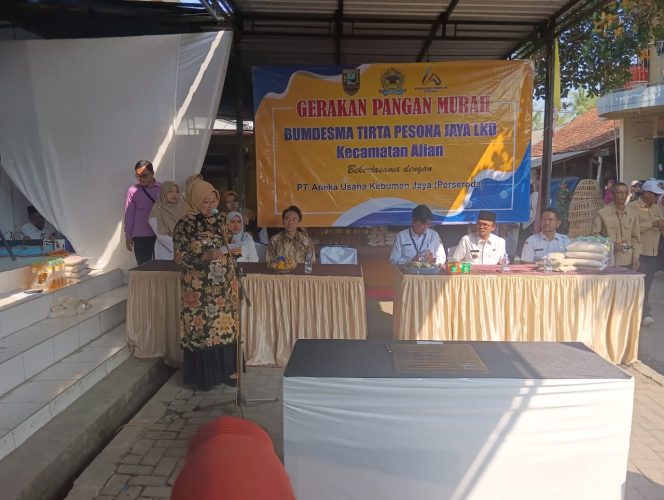 
 Bumdesma Tirta Pesona Jaya Kecamatan Alian Gelar Gerakan Pangan Murah Di Areal Parkir Pasar Sruni Alian – Kebumen