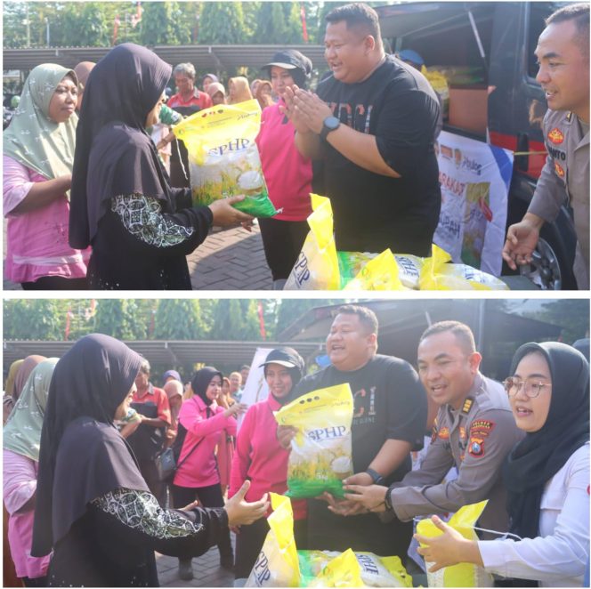 
 Polres Pasuruan Salurkan Beras Murah ke Seluruh Wilayah untuk Jaga Stabilitas Pangan