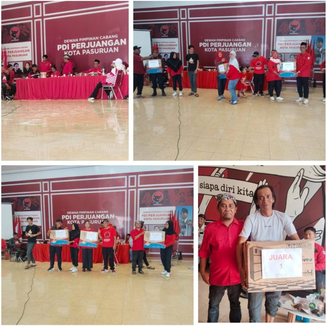 
 Semarak HUT RI ke-80, DPC PDI Perjuangan Kota Pasuruan: Tumbuhkan Semangat Gotong Royong dan Nasionalisme.
