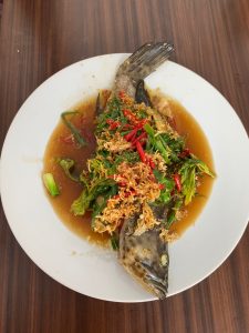 Steam ikan Kerapu Podomoro Seafood