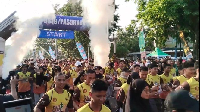 
 Peringati HUT TNI ke-80 Kodim 0819/Pasuruan Gelar “Fun Run 5K”, Boga: Apresiasi Warga Pasuruan.
