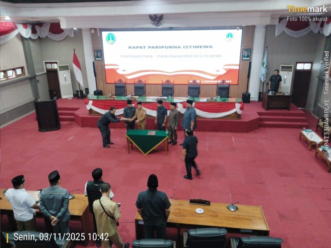 
 DPRD Serahkan Pokir, Walikota Pasuruan Memaparkan: 8 Prioritas Pembangunan di RAPBD 2026.