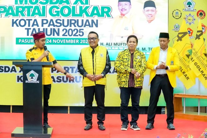 
 Musda XI Golkar Kota Pasuruan, DPD Jatim Tekankan Pentingnya Konsolidasi dan Regenerasi.