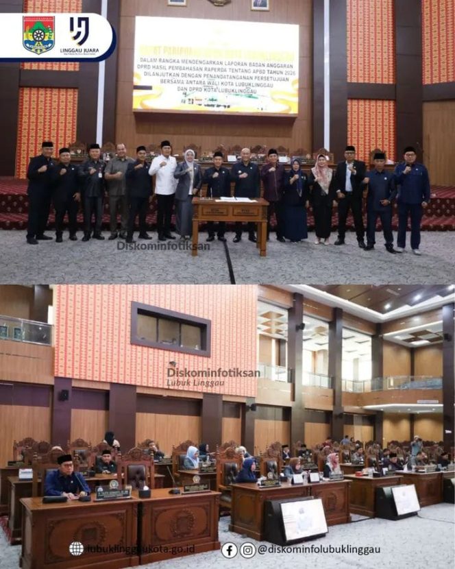
 APBD 2026 Kota Lubuk Linggau Resmi Disahkan Dalam Paripurna DPRD Bersama Walikota H Rachmat Hidayat