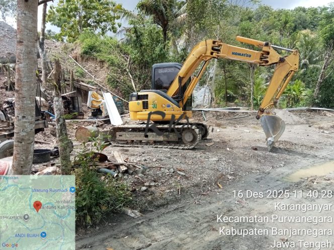 
 Perusak Alam Dengan Menambang Pasir Secara Ilegal Terkesan Kebal Hukum – Police Line Diterobos Masuk