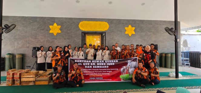 
 Pemuda Pancasila Jateng Salurkan Hewan Kurban dan Bantuan Sosial untuk Warga Binaan Lapas Perempuan Semarang