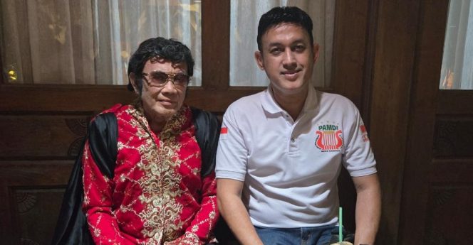 
 Ketua panitia Musda DPD PAMDI Jateng tahun 2026 Havid Sungkar, S.H. bersama Ketua Umum DPP PAMDI H.Rhoma Irama